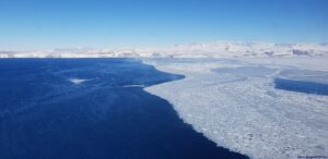 Aerial view of Terra Nova Bay, Antarctica